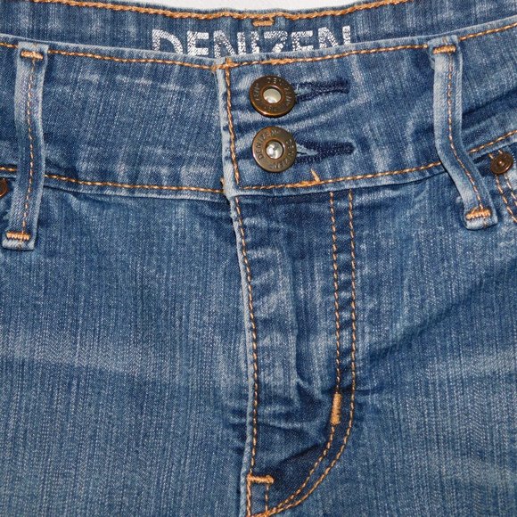 DENIZEN from Levi's Womens 6 Blue Denim Shorts  4" inseam High 8" Rise - Picture 5 of 11